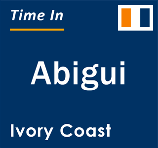 Current local time in Abigui, Ivory Coast