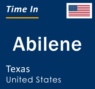 Current local time in Abilene, Texas, United States
