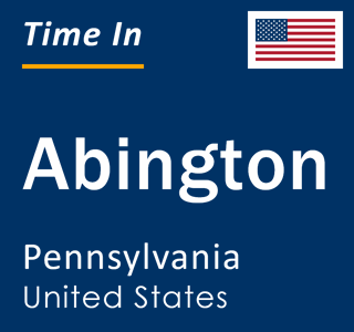 Current time in Abington, Pennsylvania, United States