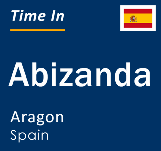 Current local time in Abizanda, Aragon, Spain