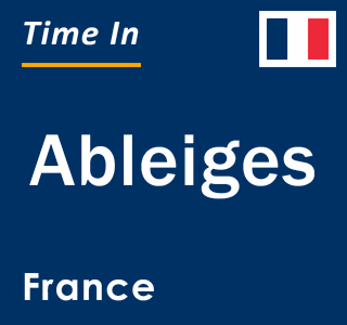 Current local time in Ableiges, France