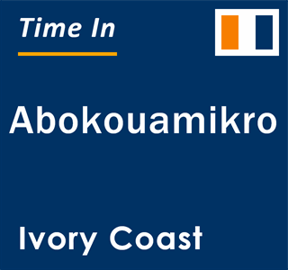 Current local time in Abokouamikro, Ivory Coast