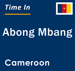 Current local time in Abong Mbang, Cameroon