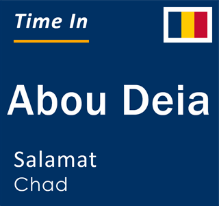 Current local time in Abou Deia, Salamat, Chad