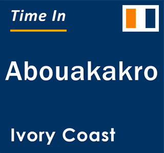 Current local time in Abouakakro, Ivory Coast