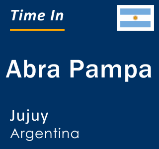 Current local time in Abra Pampa, Jujuy, Argentina