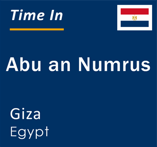 Current local time in Abu an Numrus, Giza, Egypt