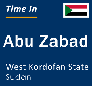 Current time in Abu Zabad, West Kordofan State, Sudan