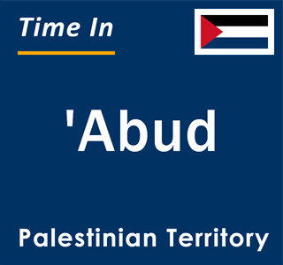 Current local time in 'Abud, Palestinian Territory