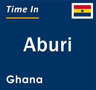 Current local time in Aburi, Ghana