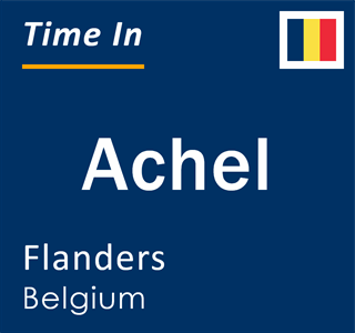 Current local time in Achel, Flanders, Belgium