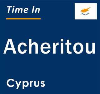 Current local time in Acheritou, Cyprus
