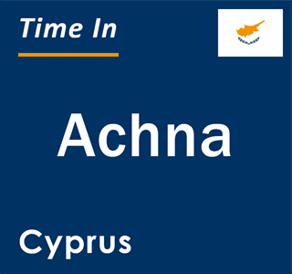 Current local time in Achna, Cyprus