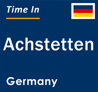 Current local time in Achstetten, Germany