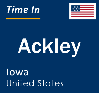 Current local time in Ackley, Iowa, United States