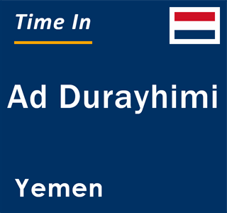 Current local time in Ad Durayhimi, Yemen