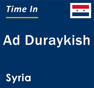 Current local time in Ad Duraykish, Syria