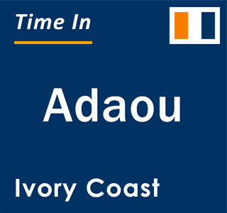 Current local time in Adaou, Ivory Coast