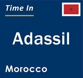 Current local time in Adassil, Morocco