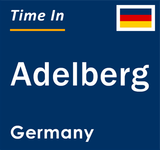 Current local time in Adelberg, Germany