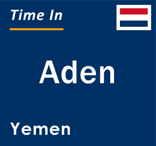 Current time in Aden, Yemen