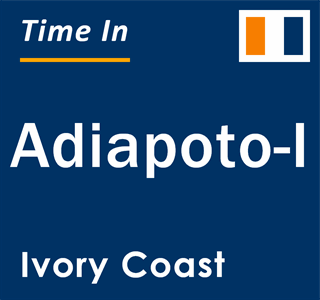 Current local time in Adiapoto-I, Ivory Coast