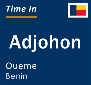 Current time in Adjohon, Oueme, Benin