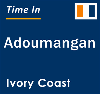 Current local time in Adoumangan, Ivory Coast