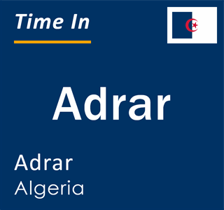 Current local time in Adrar, Adrar, Algeria
