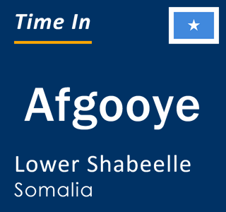 Current local time in Afgooye, Lower Shabeelle, Somalia