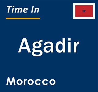 Current local time in Agadir, Morocco