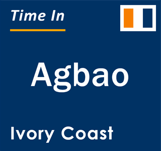 Current local time in Agbao, Ivory Coast