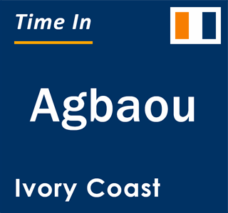 Current local time in Agbaou, Ivory Coast