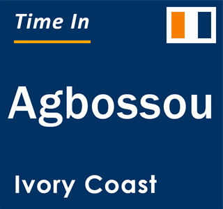 Current local time in Agbossou, Ivory Coast