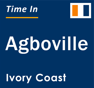 Current local time in Agboville, Ivory Coast