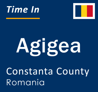 Current local time in Agigea, Constanta County, Romania