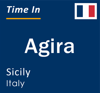 Current local time in Agira, Sicily, Italy