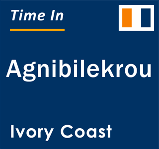 Current local time in Agnibilekrou, Ivory Coast