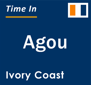 Current local time in Agou, Ivory Coast