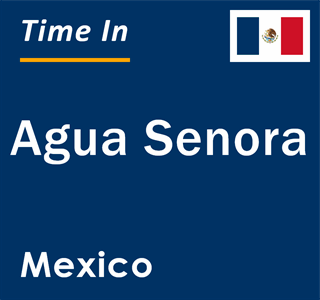 Current local time in Agua Senora, Mexico