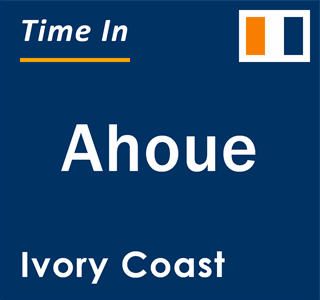 Current local time in Ahoue, Ivory Coast