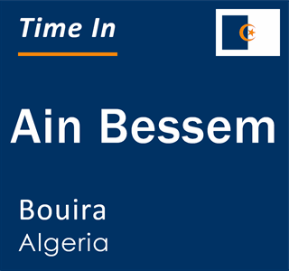 Current local time in Ain Bessem, Bouira, Algeria
