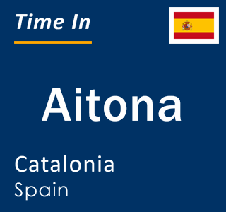 Current local time in Aitona, Catalonia, Spain