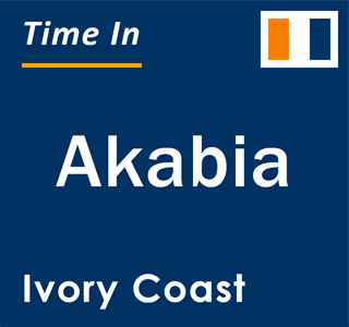 Current local time in Akabia, Ivory Coast