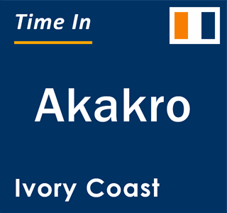 Current local time in Akakro, Ivory Coast