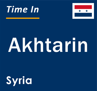 Current local time in Akhtarin, Syria