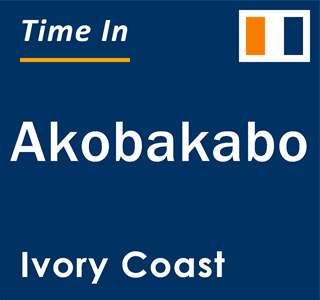 Current local time in Akobakabo, Ivory Coast