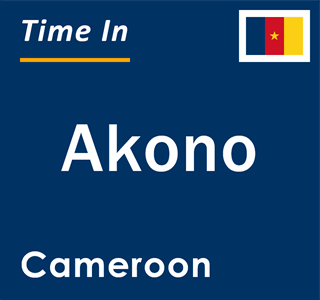 Current local time in Akono, Cameroon