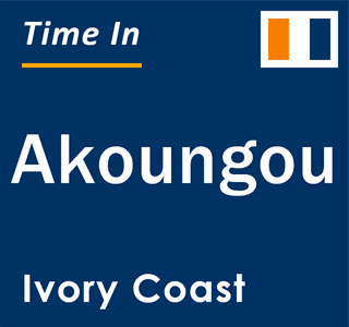 Current local time in Akoungou, Ivory Coast