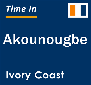 Current local time in Akounougbe, Ivory Coast